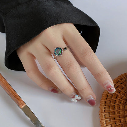 Anillo Zenitha Corona de Iris – Mística en Flor