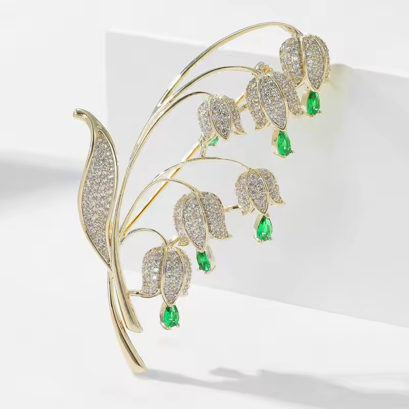 Zenitha Lily of Grace Brosche – Blühen Sie mit dem Geist der Erneuerung