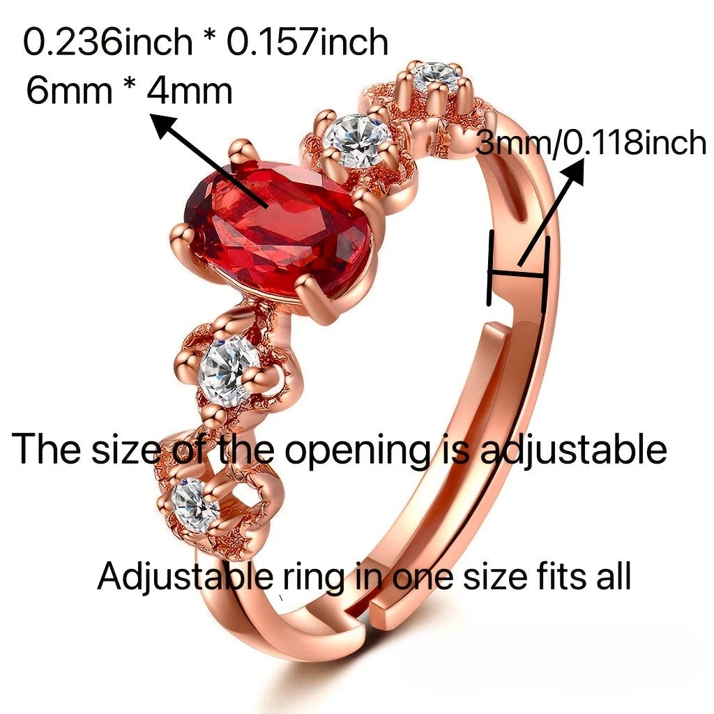 Zenitha Bloomfire Ring – Passion in Petals