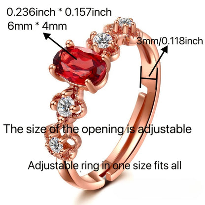 Zenitha Bloomfire Ring – Passion in Petals