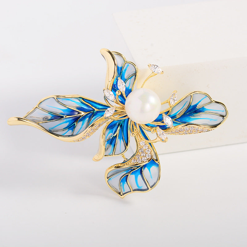 Broche Zenitha Bloomfire: Elegancia en cada pétalo