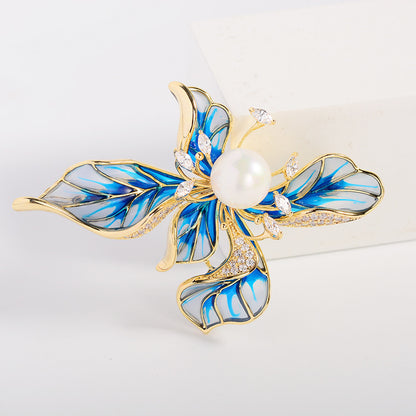 Broche Zenitha Bloomfire: Elegancia en cada pétalo