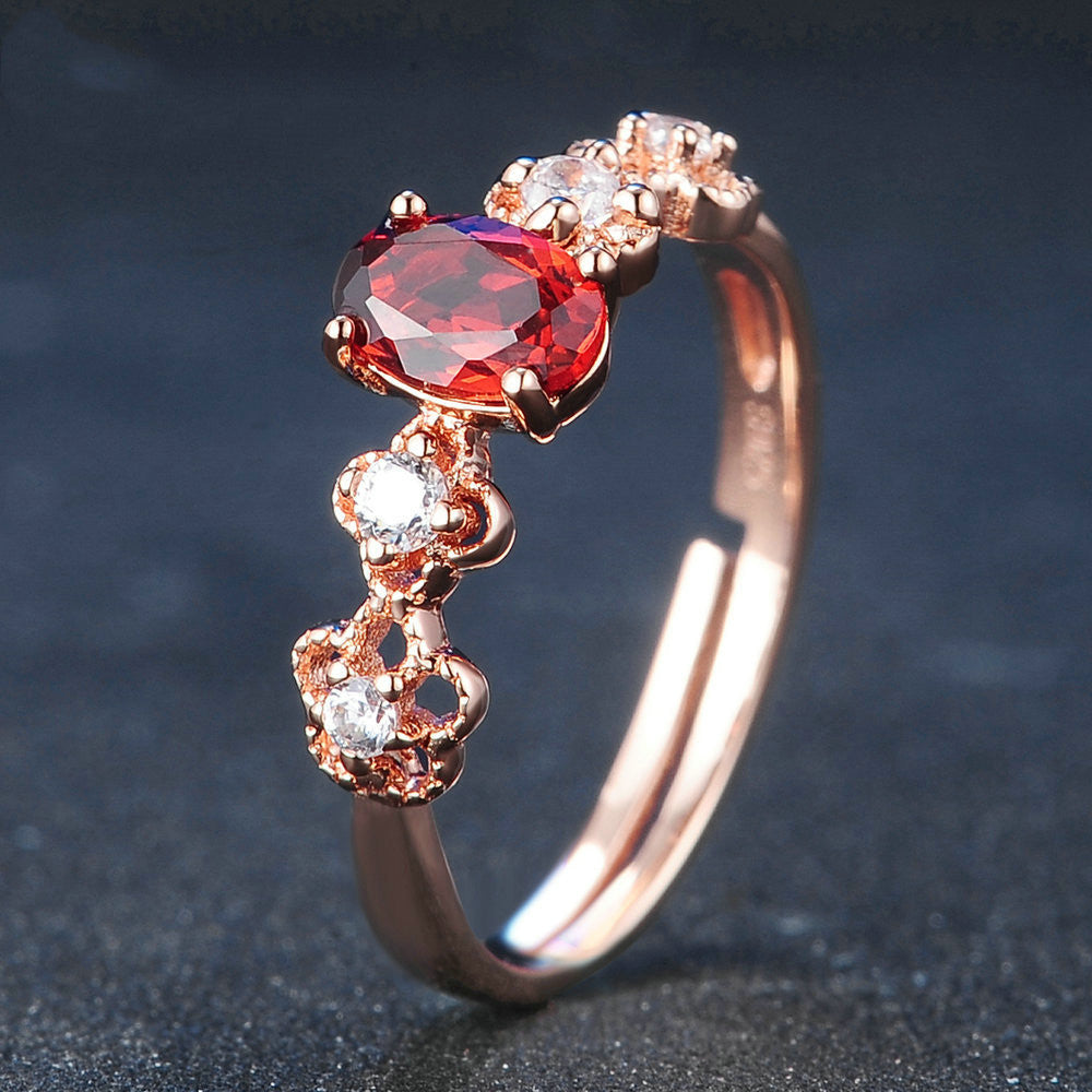 Zenitha Bloomfire Ring – Passion in Petals