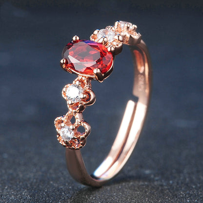 Zenitha Bloomfire Ring – Passion in Petals