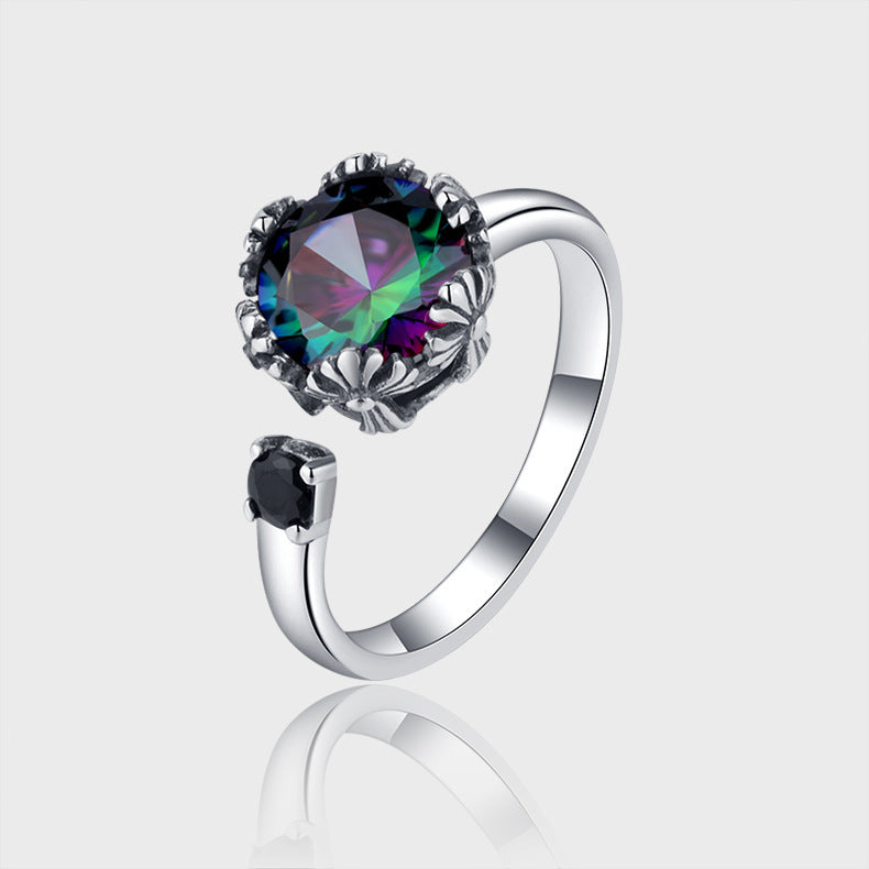 Anillo Zenitha Corona de Iris – Mística en Flor