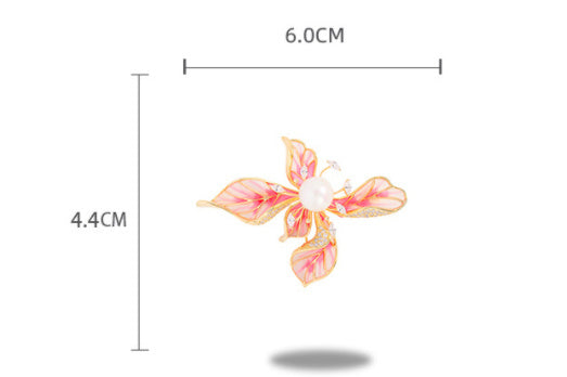 Broche Zenitha Bloomfire: Elegancia en cada pétalo