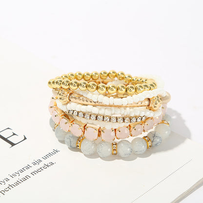 Zenitha Crystal Flow Armband-Set – Lass deine Energie erblühen